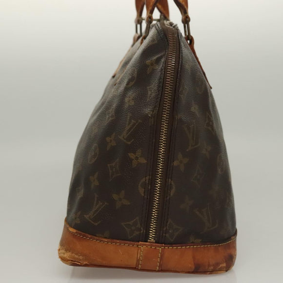 LOUIS VUITTON Monogram Alma Hand Bag M51130 LV Auth BA4426