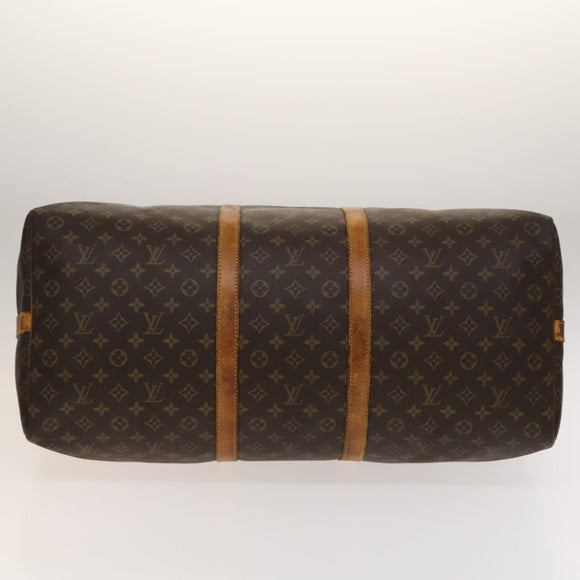 LOUIS VUITTON Monogram Keepall Bandouliere 60 Boston Bag M41412 LV Auth BA4435