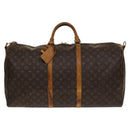 LOUIS VUITTON Monogram Keepall Bandouliere 60 Boston Bag M41412 LV Auth BA4435-13
