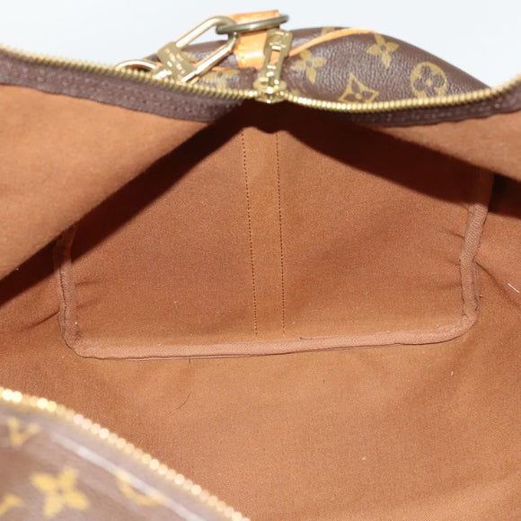 LOUIS VUITTON Monogram Keepall Bandouliere 60 Boston Bag M41412 LV Auth BA4435