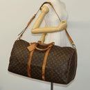 LOUIS VUITTON Monogram Keepall Bandouliere 60 Boston Bag M41412 LV Auth BA4435-24