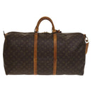 LOUIS VUITTON Monogram Keepall Bandouliere 60 Boston Bag M41412 LV Auth BA4435-2