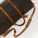 LOUIS VUITTON Monogram Keepall Bandouliere 60 Boston Bag M41412 LV Auth BA4435-7