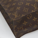LOUIS VUITTON Monogram Sac Plat Hand Bag M51140 LV Auth BA4436-14