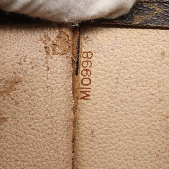 LOUIS VUITTON Monogram Sac Plat Hand Bag M51140 LV Auth BA4436