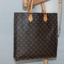 LOUIS VUITTON Monogram Sac Plat Hand Bag M51140 LV Auth BA4436-19