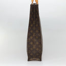 LOUIS VUITTON Monogram Sac Plat Hand Bag M51140 LV Auth BA4436-4
