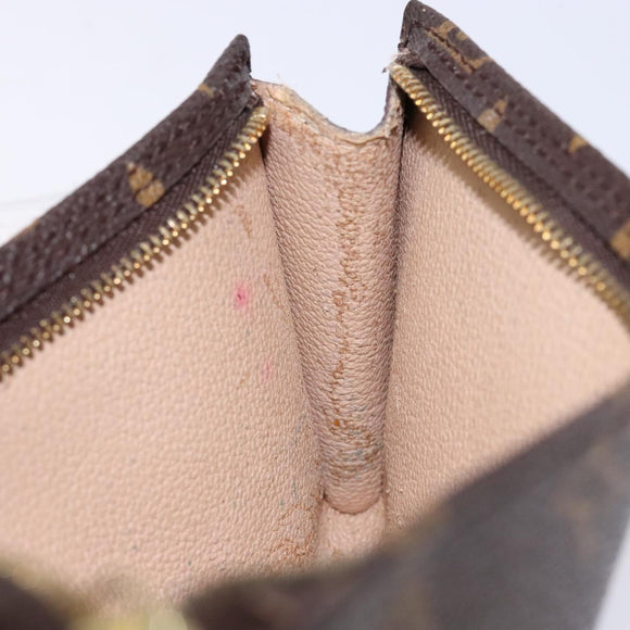 LOUIS VUITTON Monogram Bucket GM Accessory Pouch LV Auth BA4438