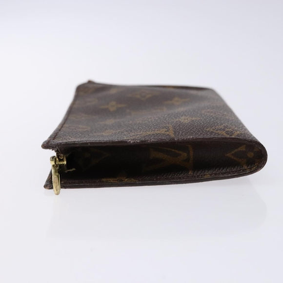 LOUIS VUITTON Monogram Bucket GM Accessory Pouch LV Auth BA4438