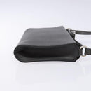 Salvatore Ferragamo Gancini Shoulder Bag Leather Gray Silver Auth BA4441-3