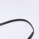 Salvatore Ferragamo Gancini Shoulder Bag Leather Gray Silver Auth BA4441-8