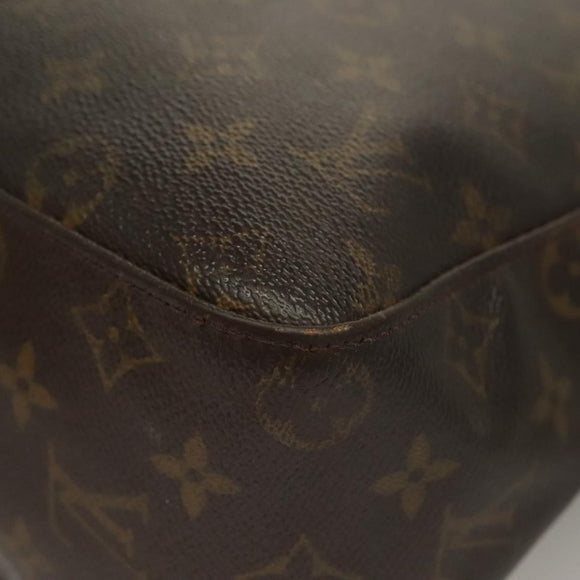 LOUIS VUITTON Monogram Looping GM Shoulder Bag M51145 LV Auth BA4448