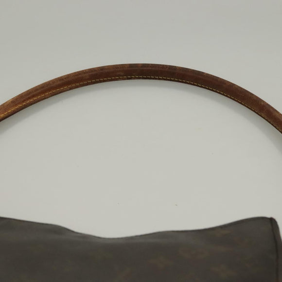 LOUIS VUITTON Monogram Looping GM Shoulder Bag M51145 LV Auth BA4448