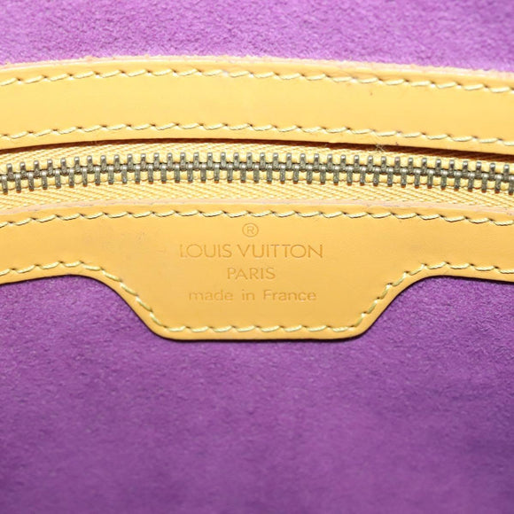 LOUIS VUITTON Epi Lussac Shoulder Bag Yellow M52289 LV Auth BA4449