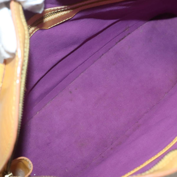 LOUIS VUITTON Epi Lussac Shoulder Bag Yellow M52289 LV Auth BA4449