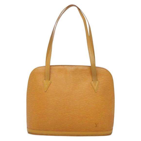 LOUIS VUITTON Epi Lussac Shoulder Bag Yellow M52289 LV Auth BA4449