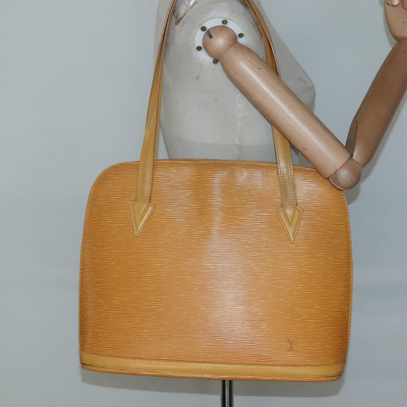 LOUIS VUITTON Epi Lussac Shoulder Bag Yellow M52289 LV Auth BA4449