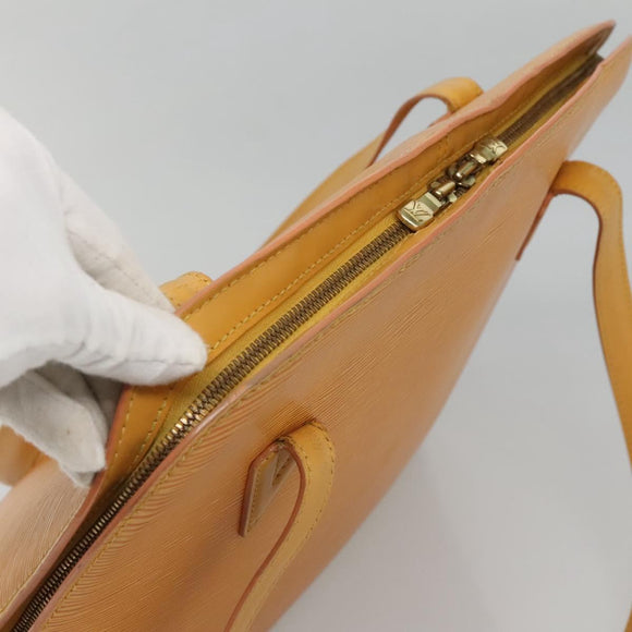 LOUIS VUITTON Epi Lussac Shoulder Bag Yellow M52289 LV Auth BA4449