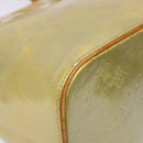 LOUIS VUITTON Monogram Vernis Houston Hand Bag Gris M91053 LV Auth BA4451-17