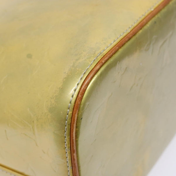 LOUIS VUITTON Monogram Vernis Houston Hand Bag Gris M91053 LV Auth BA4451