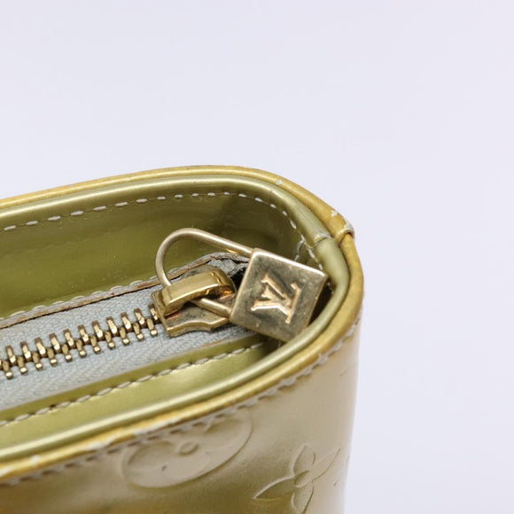 LOUIS VUITTON Monogram Vernis Houston Hand Bag Gris M91053 LV Auth BA4451