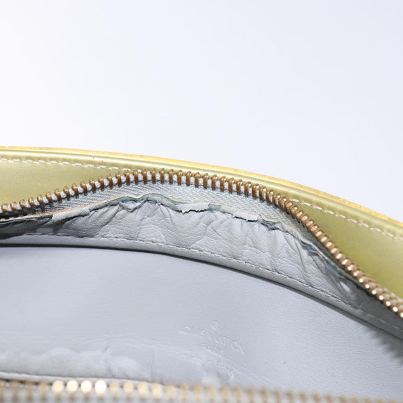 LOUIS VUITTON Monogram Vernis Houston Hand Bag Gris M91053 LV Auth BA4451