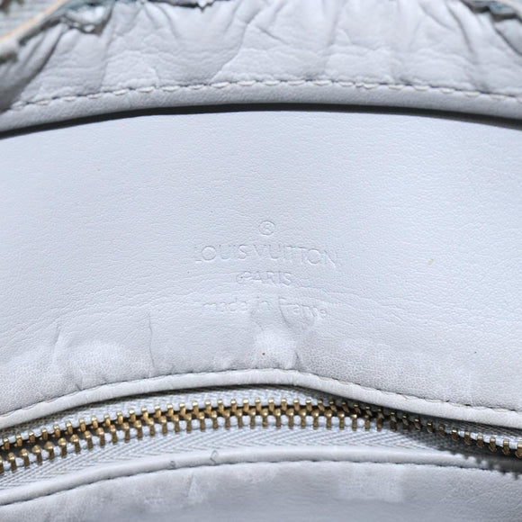 LOUIS VUITTON Monogram Vernis Houston Hand Bag Gris M91053 LV Auth BA4451