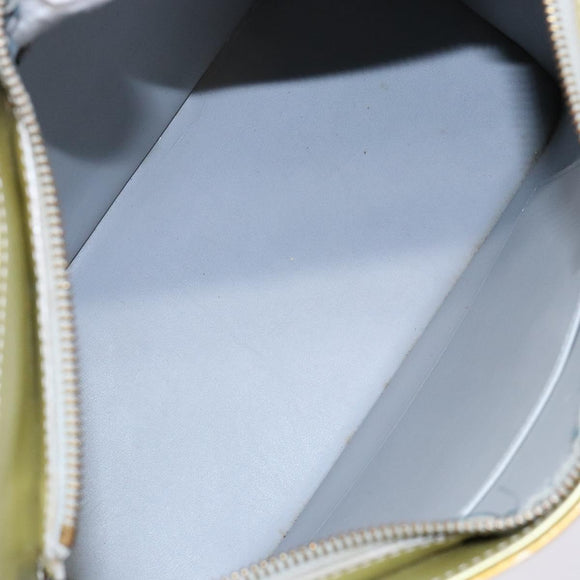 LOUIS VUITTON Monogram Vernis Houston Hand Bag Gris M91053 LV Auth BA4451