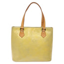 LOUIS VUITTON Monogram Vernis Houston Hand Bag Gris M91053 LV Auth BA4451-2