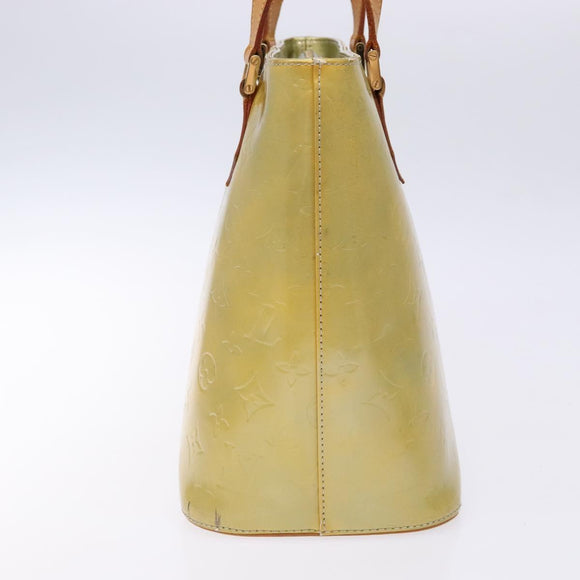 LOUIS VUITTON Monogram Vernis Houston Hand Bag Gris M91053 LV Auth BA4451