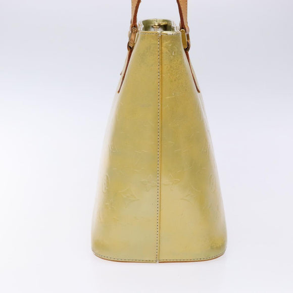 LOUIS VUITTON Monogram Vernis Houston Hand Bag Gris M91053 LV Auth BA4451