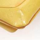 LOUIS VUITTON Monogram Vernis Thompson Street Bag Yellow M91071 LV Auth BA4453-15