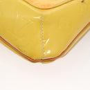 LOUIS VUITTON Monogram Vernis Thompson Street Bag Yellow M91071 LV Auth BA4453-16