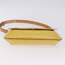 LOUIS VUITTON Monogram Vernis Thompson Street Tasche Gelb M91071 LV Auth BA4453-10