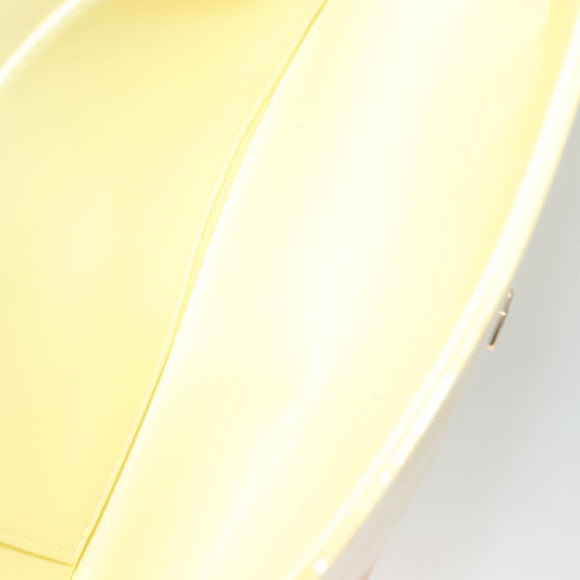 LOUIS VUITTON Monogram Vernis Thompson Street Bag Yellow M91071 LV Auth BA4453
