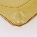 LOUIS VUITTON Monogram Vernis Thompson Street Tasche Gelb M91071 LV Auth BA4453-18