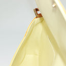 LOUIS VUITTON Monogram Vernis Thompson Street Bag Yellow M91071 LV Auth BA4453-19