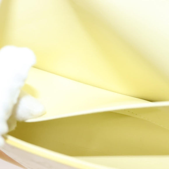 LOUIS VUITTON Monogram Vernis Thompson Street Bag Yellow M91071 LV Auth BA4453