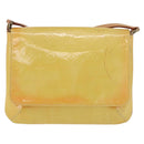 LOUIS VUITTON Monogram Vernis Thompson Street Tasche Gelb M91071 LV Auth BA4453-13