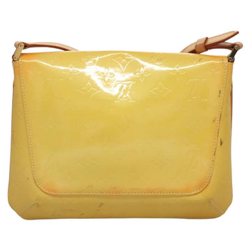 LOUIS VUITTON Monogram Vernis Thompson Street Bag Yellow M91071 LV Auth BA4453 - 0