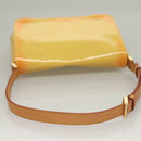LOUIS VUITTON Monogram Vernis Thompson Street Bag Yellow M91071 LV Auth BA4453-7