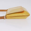 LOUIS VUITTON Monogram Vernis Thompson Street Tasche Gelb M91071 LV Auth BA4453-7