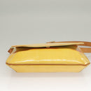 LOUIS VUITTON Monogram Vernis Thompson Street Bag Yellow M91071 LV Auth BA4453-5
