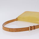 LOUIS VUITTON Monogram Vernis Thompson Street Tasche Gelb M91071 LV Auth BA4453-5