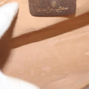 GUCCI GG Supreme Web Sherry Line Bag PVC Beige Gold 156 01 030 Auth BA4458-16