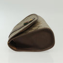 GUCCI GG Supreme Web Sherry Line Bag PVC Beige Gold 156 01 030 Auth BA4458-6