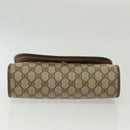 GUCCI GG Supreme Web Sherry Line Bag PVC Beige Gold 156 01 030 Auth BA4458-8