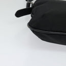 BURBERRY Nova Check Shoulder Bag Nylon Beige Silver Auth BA4461-9