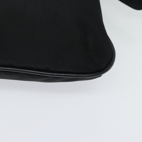 BURBERRY Nova Check Shoulder Bag Nylon Beige Silver Auth BA4461