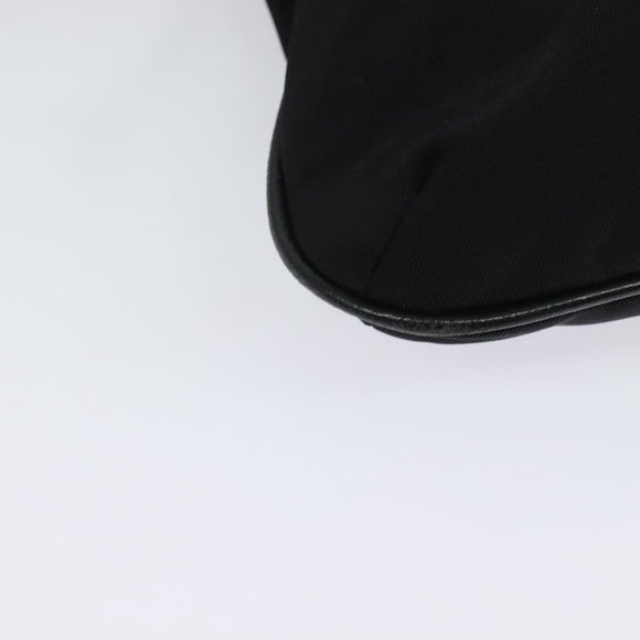 BURBERRY Nova Check Shoulder Bag Nylon Beige Silver Auth BA4461